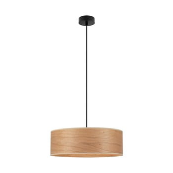Lustră cu abajur din lemn de cireș sotto luce tsuri xl