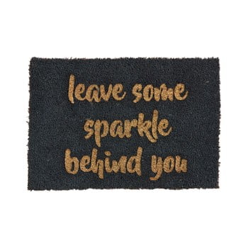 Covoraș intrare din fibre de cocos artsy doormats leave some sparkle, 40 x 60 cm
