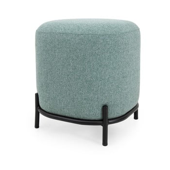 Puf tenzo harry, ø 42 cm, gri verde