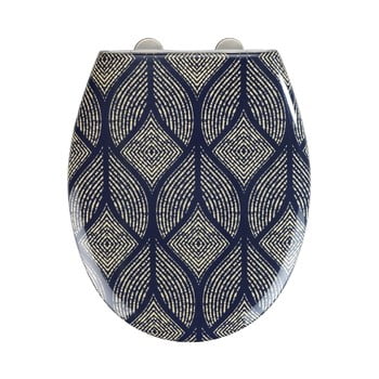 Capac wc cu închidere lentă wenko easy bohème, 44,5 x 37 cm