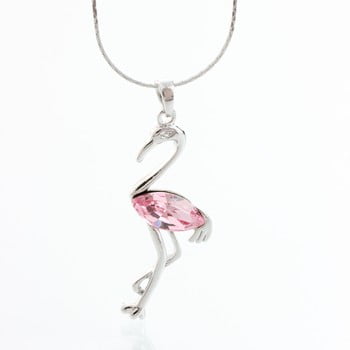 Colier cu cristale Swarovski Elements Laura Bruni Flaming