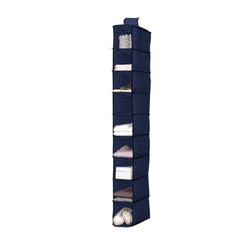 Organizator suspendat compactor kasuri range, lățime 15 cm , albastru închis