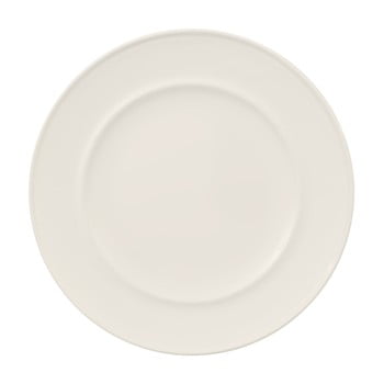 Farfurie din porțelan pentru salată Like by Villeroy & Boch Group, 21 cm, crem - alb