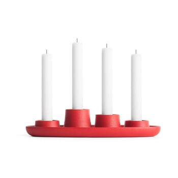 Sfeșnic emko aye aye four candle, roșu