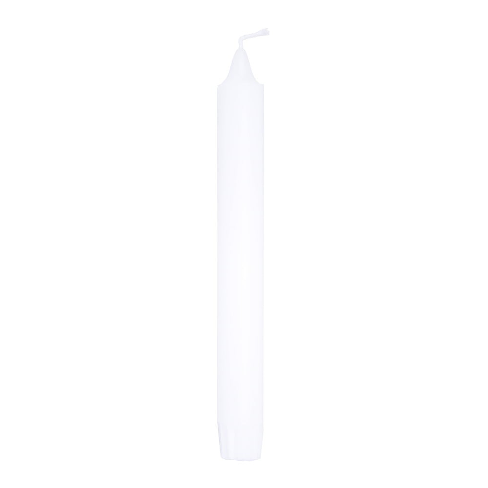 Sada 8 bílých dlouhých svíček Ego Dekor ED, doba hoření 7 h