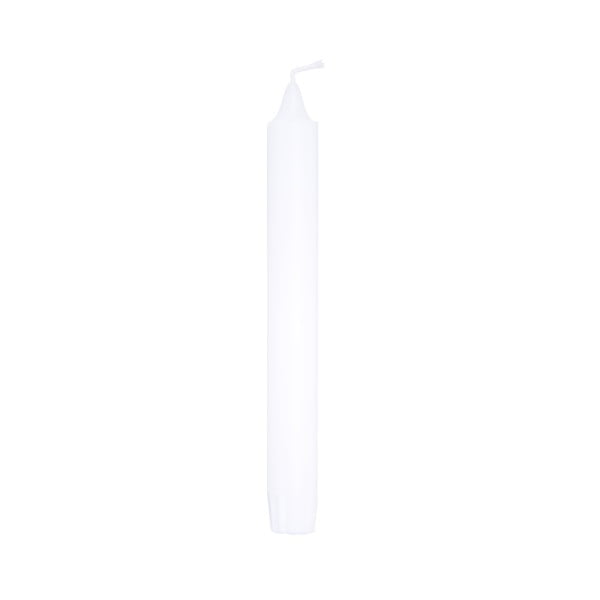 Sada 4 bílých dlouhých svíček Ego Dekor ED, doba hoření 7 h