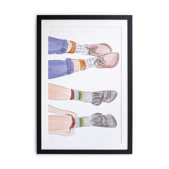 Tablou/poster înrămat really nice things feet 40 x 60 cm