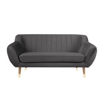 Canapea cu 2 locuri mazzini sofas benito, gri