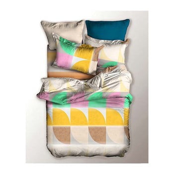 Lenjerie de pat din microfibră decoking basic honey, 200 x 220 cm