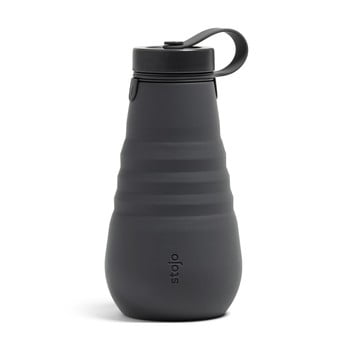 Sticlă pliabilă Stojo Bottle Carbon, 590 ml, negru imagine