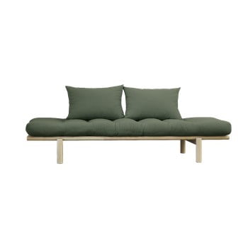 Canapea karup design pace natural, verde