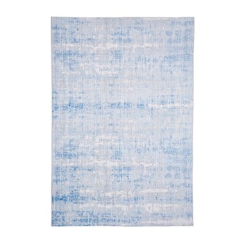 Covor floorita abstract, 80 x 150 cm, albastru-gri
