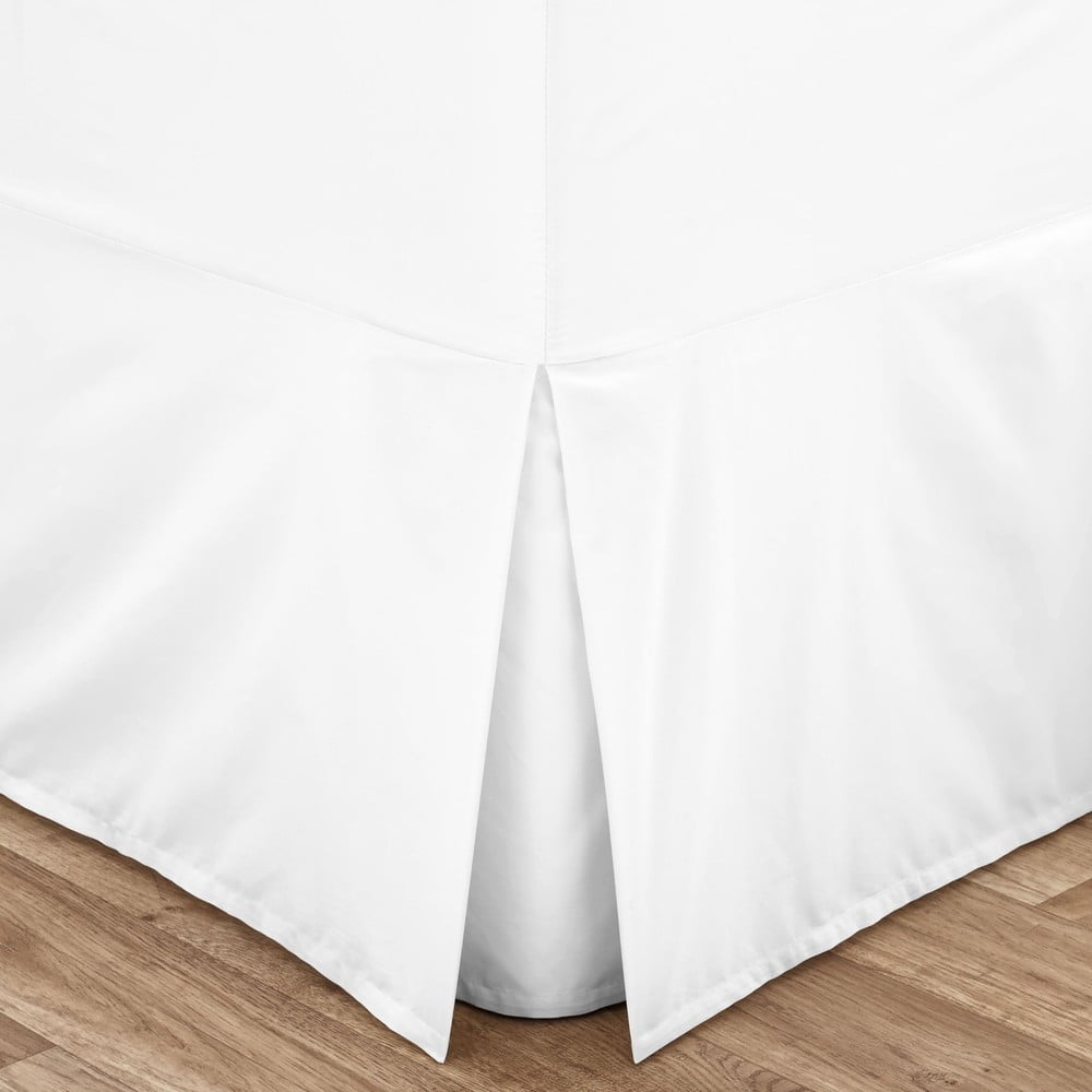 Bílý perkálový potah na rám postele 90x190 cm Easy Iron Percale – Catherine Lansfield