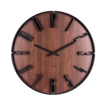 Ceas de perete karlsson sentient, ⌀ 40 cm, maro