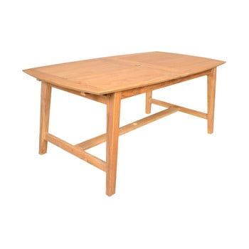 Masă extensibilă de grădină din lemn de tec pentru 6-8 persoane ezeis navy, natural