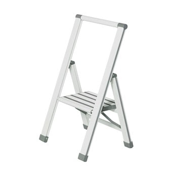 Scără pliantă wenko ladder alu, 74 cm, alb