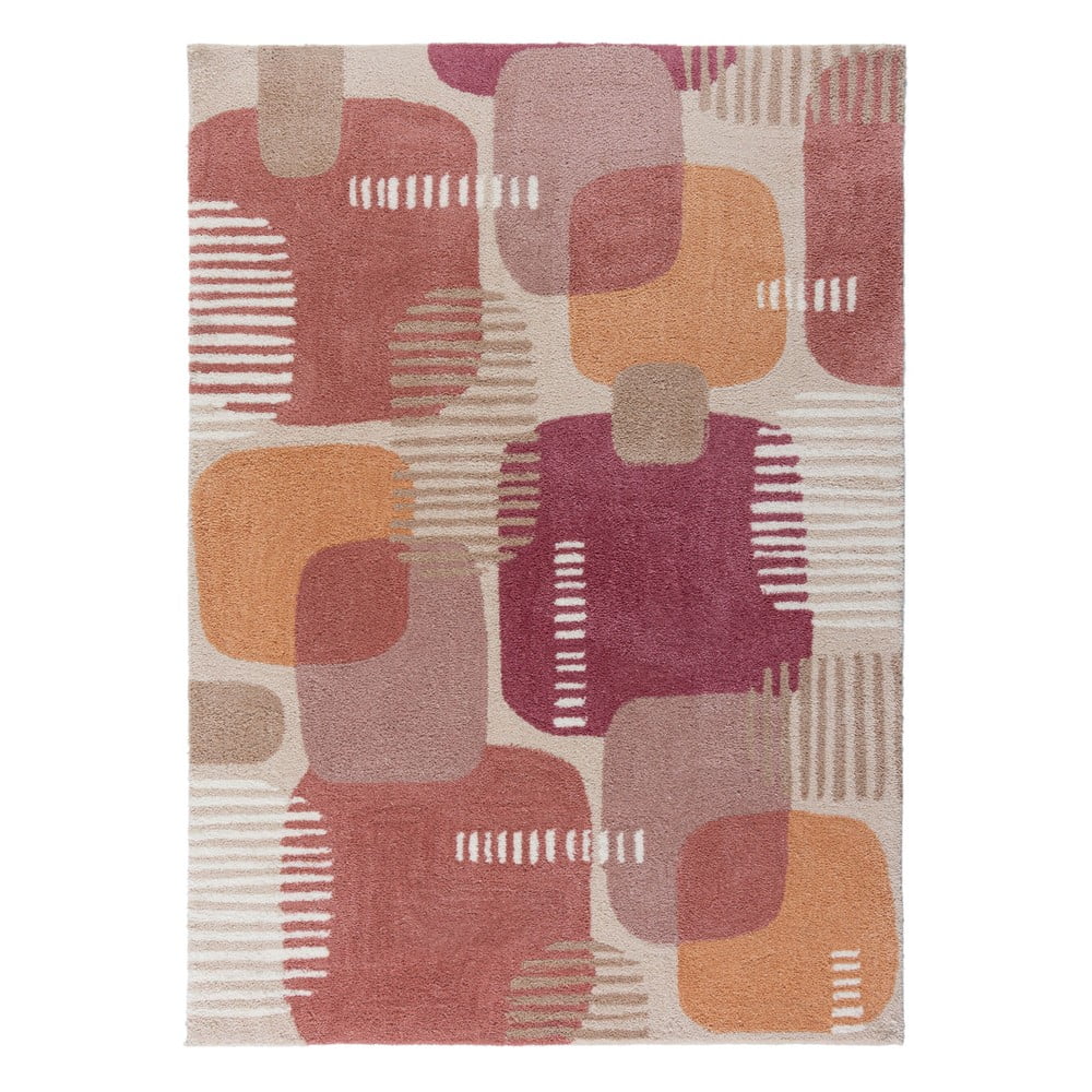 Šedo-růžový koberec Flair Rugs Pop, 120 x 170 cm