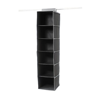 Organizator compartimentat suspendat compactor garment so black 6 rack