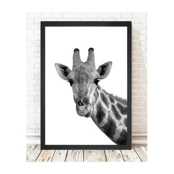 Tablou tablo center giraffe portrait, 24 x 29 cm