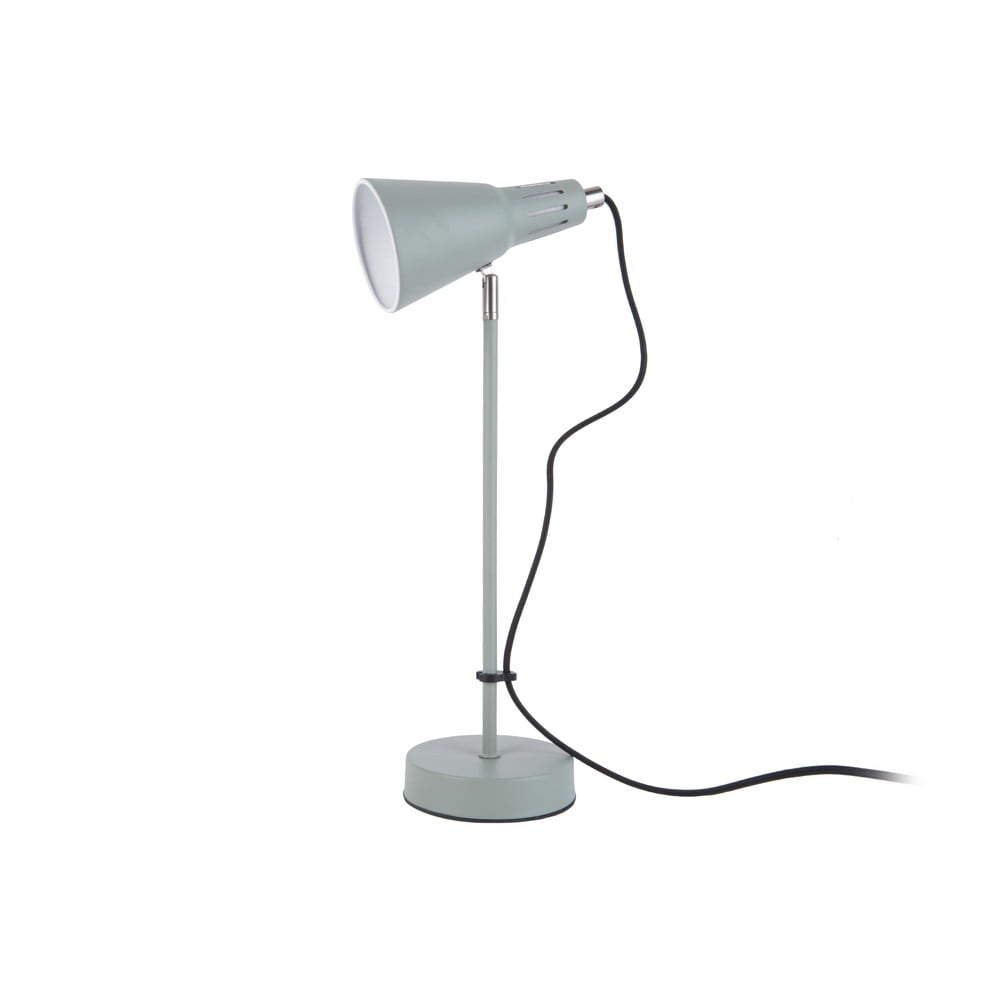 Šedozelená stolní lampa Leitmotiv Mini Cone, ø 16 cm
