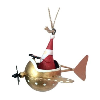 Decorațiune suspendată pentru crăciun g-bork santa in fly