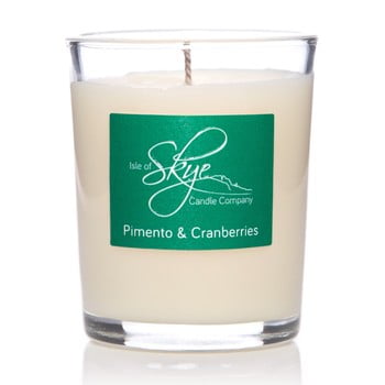 Lumânare cu aromă de afine, piper jamaican și cuișoare Skye Candles Container, timp de ardere 12 ore