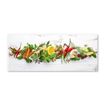 Tablou styler glasspik shabby herbs, 30 x 80 cm