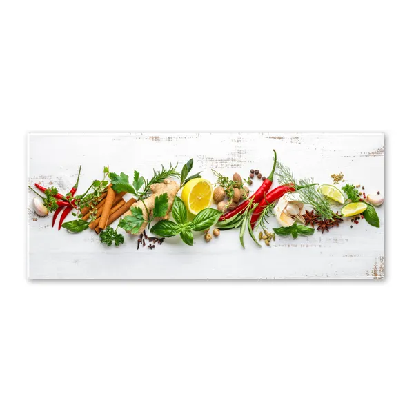 Obraz Styler Glasspik Shabby Herbs, 30 × 80 cm
