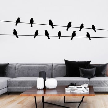 Autocolant ambiance birds on the wire