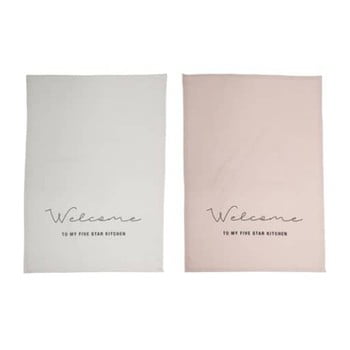 Set 2 prosoape bucătărie bloomingville multi dago, 50 x 70 cm