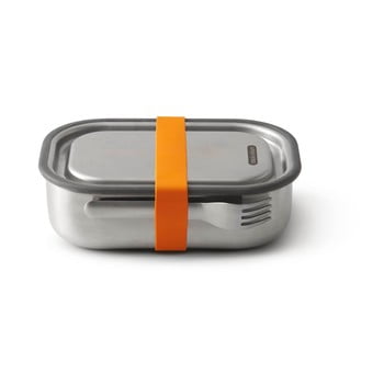 Cutie din oțel inoxidabil pentru gustări și curea portocalie black + blum, 1000 ml