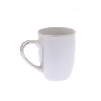 Cană din ceramică dakls puro, 330 ml, alb