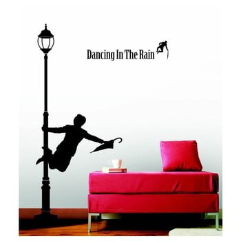Autocolant ambiance dancing in the rain