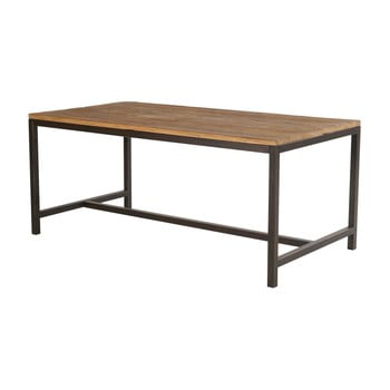 Masă cu blat din lemn de elm interstil vintage, 180 x 45 cm
