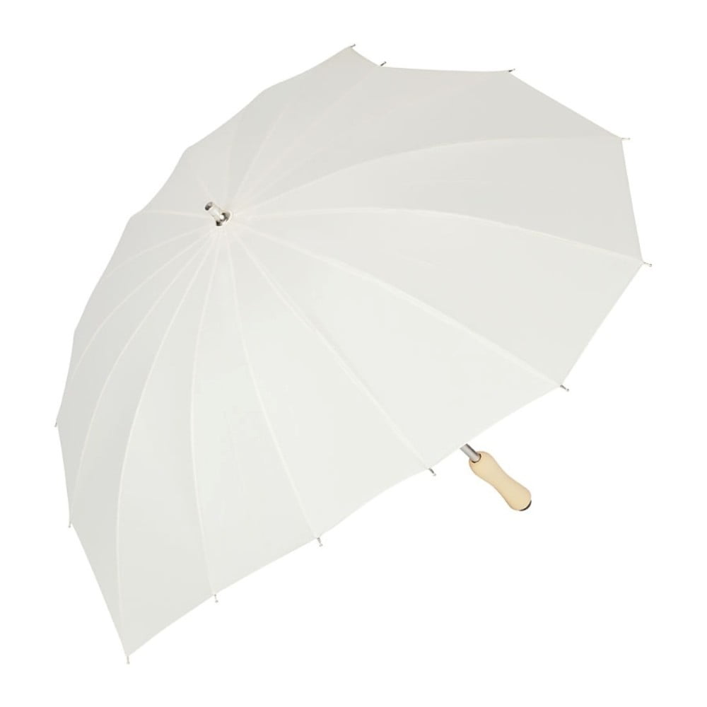 Bílý holový deštník Von Lilienfeld Heart, ø 82 cm