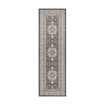 Covor nouristan parun tabriz, 80 x 250 cm, gri închis