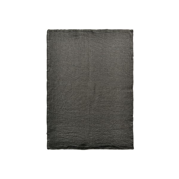 Tmavě šedá bavlněná utěrka Södahl Wafle Kitchen, 50 x 70 cm