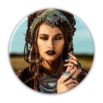 Decorațiune perete styler glasspik ringart boho, ø 70 cm