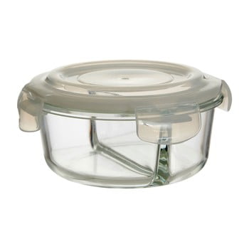 Recipient din sticlă cu capac premier housewares freska, 15 x 15 cm