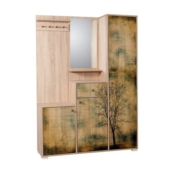 Dulap cu oglindă Kardelen Tree, înălțime 188 cm