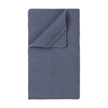 Pătură împletită blomus wipe, 55 x 32 cm, albastru gri