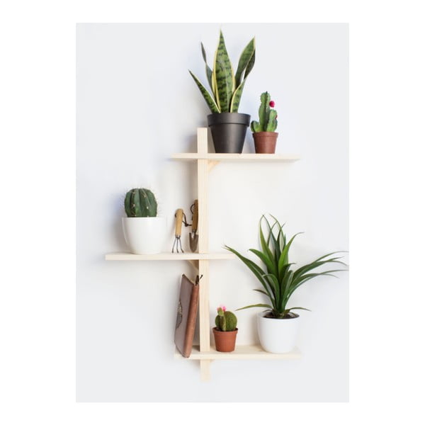 Police z jedlového dřeva na květiny Really Nice Things Natural