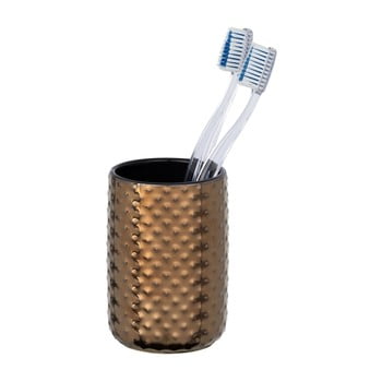 Suport din ceramică pentru periuțe wenko copper, arămiu