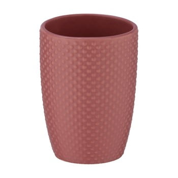 Suport din ceramică pentru periuțele de dinți wenko punto, cărămiziu