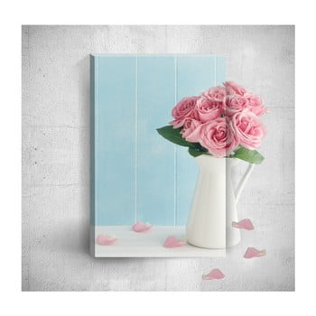 Tablou de perete 3d mosticx pink roses, 40 x 60 cm