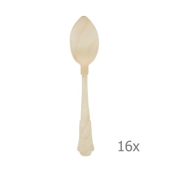 Set 16 linguri unică folosință din lemn, esschert design