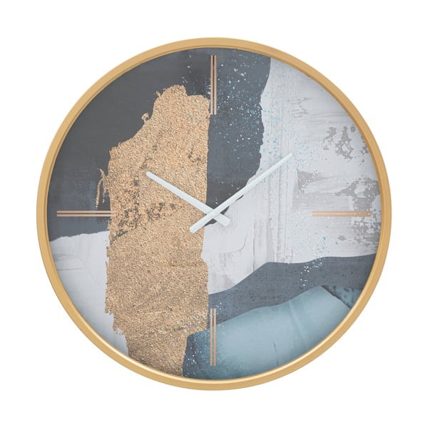 Modré nástěnné hodiny Mauro Ferretti Art, ø 60 cm