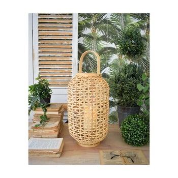 Felinar din ratan orchidea milano rattan, înălțime 40 cm