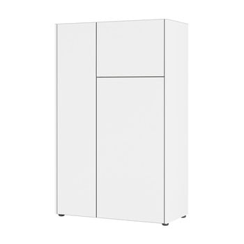 Dulap germania veluva, înălțime 141 cm, alb