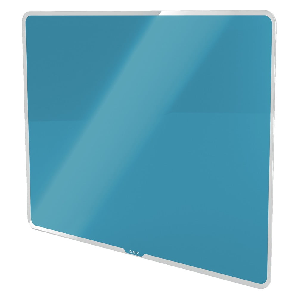 Modrá skleněná magnetická tabule Leitz Cosy, 60 x 40 cm